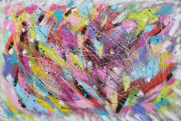 Action painting art for sale - 1429